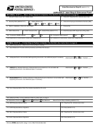 PS Form 8190 USPS-Nalc Joint Step a Grievance Form