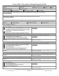 Document preview: Form 1000 Document Change Request (Dcr)