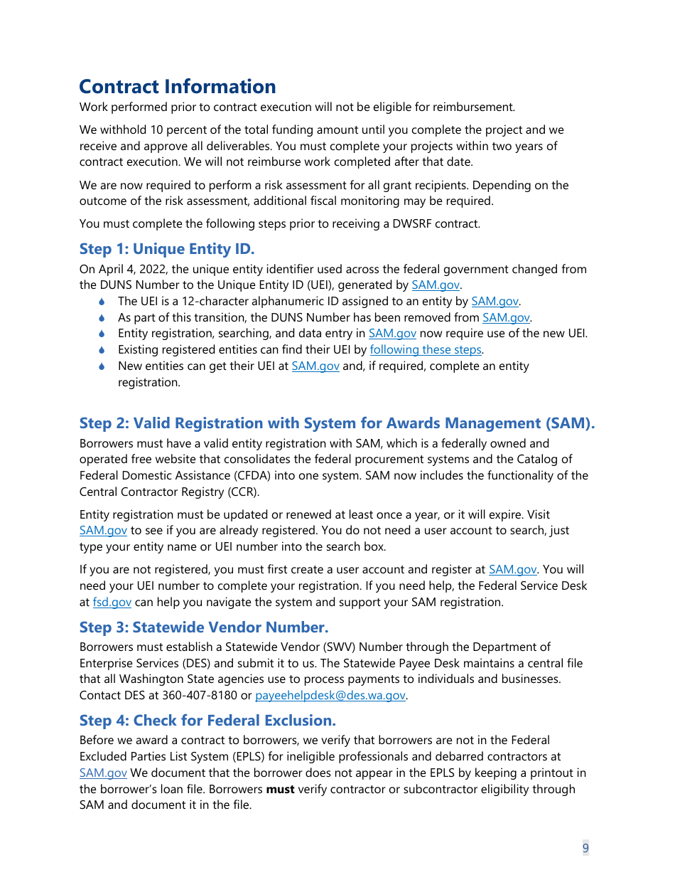 Form 331-726 Consolidation Feasibility Study Grant Application Worksheet - Washington, Page 12