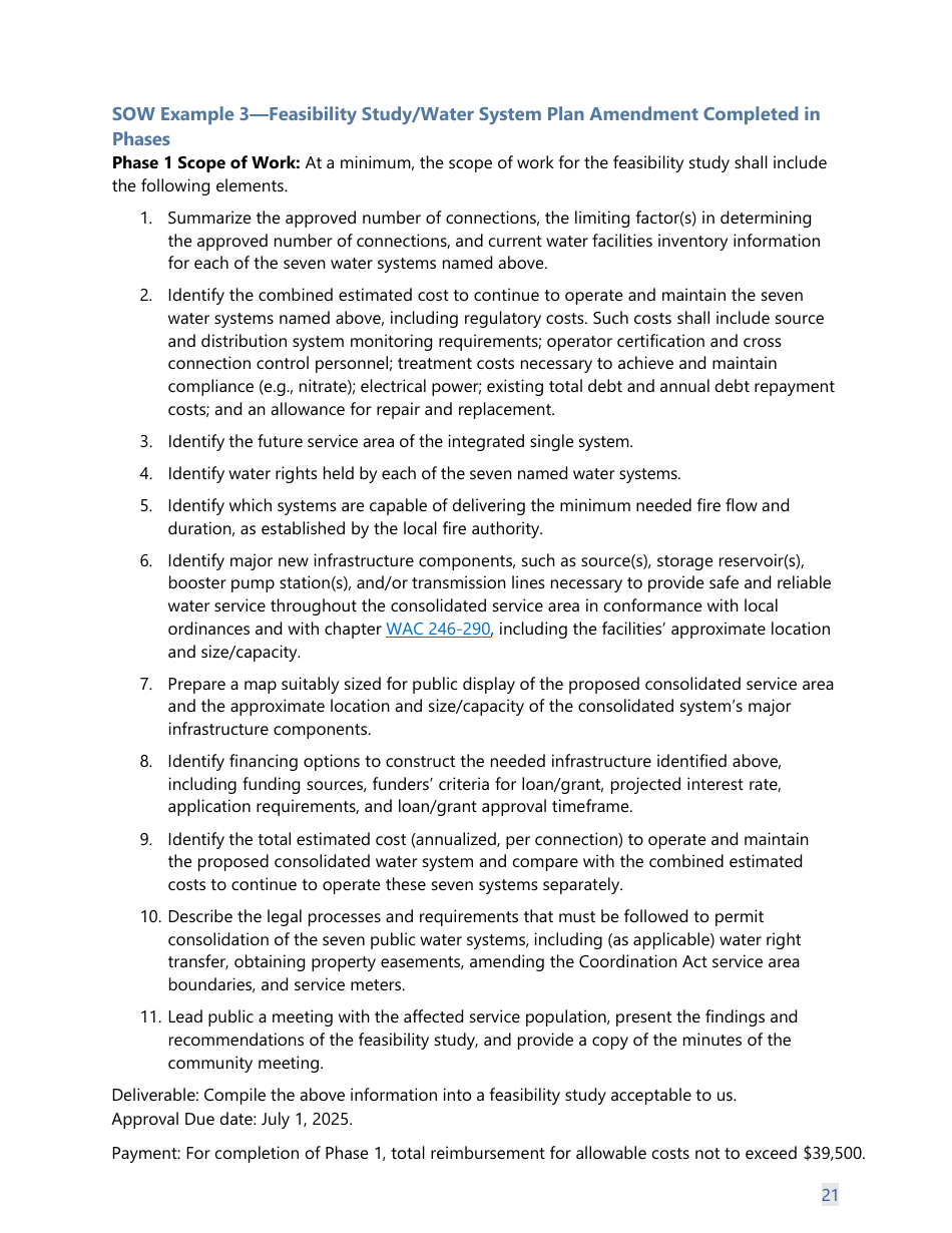 Form 331-726 Consolidation Feasibility Study Grant Application Worksheet - Washington, Page 24