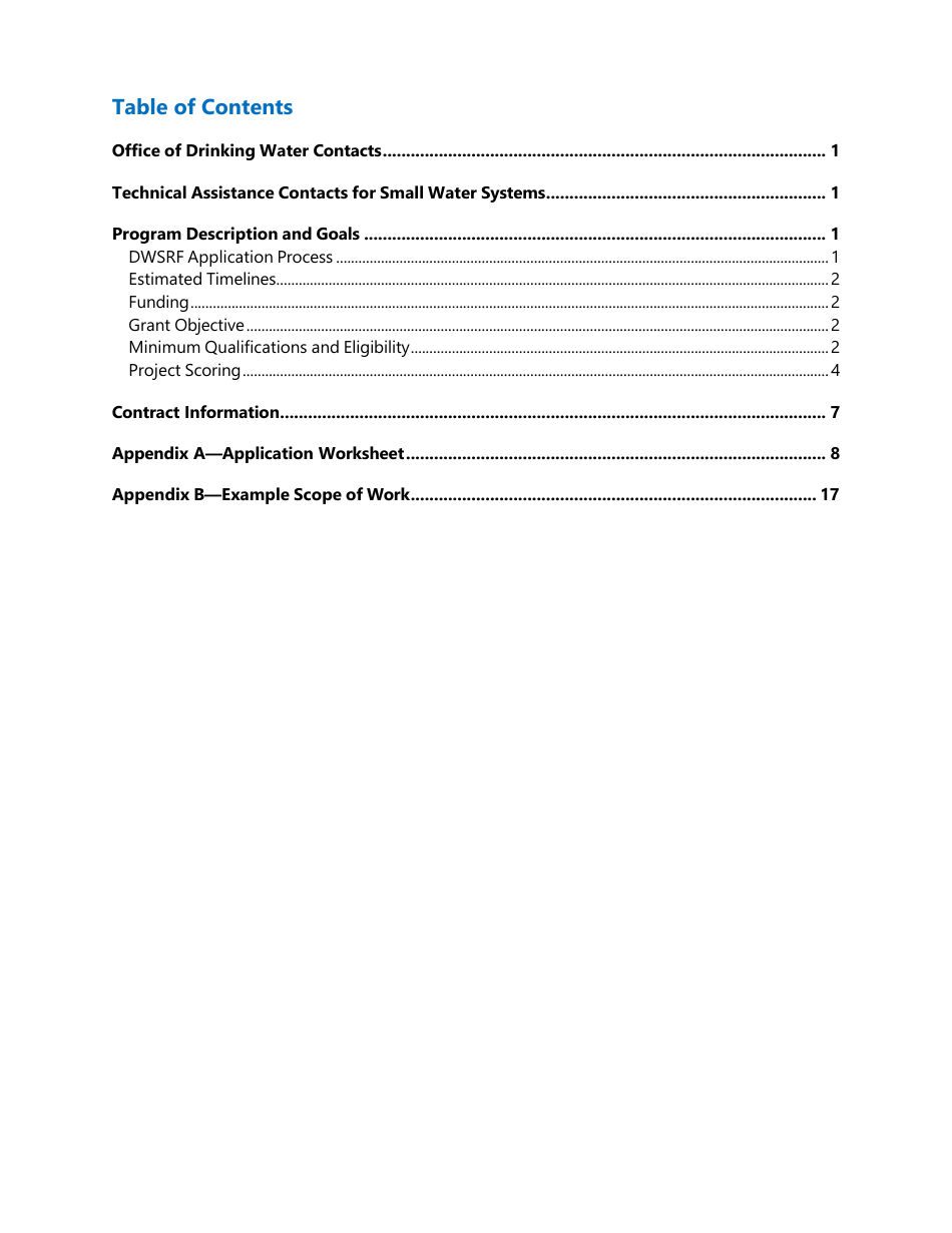Form 331-726 Consolidation Feasibility Study Grant Application Worksheet - Washington, Page 3
