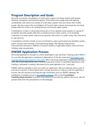 Form 331-726 Consolidation Feasibility Study Grant Application Worksheet - Washington, Page 4