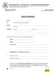 Document preview: Form 5C-P-238 Notice of Hearing - Hawaii