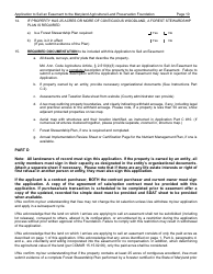 Application to Sell an Easement - Maryland, Page 10