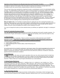 Application to Sell an Easement - Maryland, Page 20