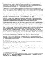 Application to Sell an Easement - Maryland, Page 21