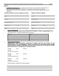 Application to Sell an Easement - Maryland, Page 5