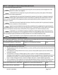 Form AID437-1 Intergovernmental Personnel Act (Ipa) Assignment Agreement, Page 9