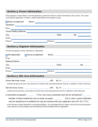 Site Plan Application - City of Austin, Texas, Page 2