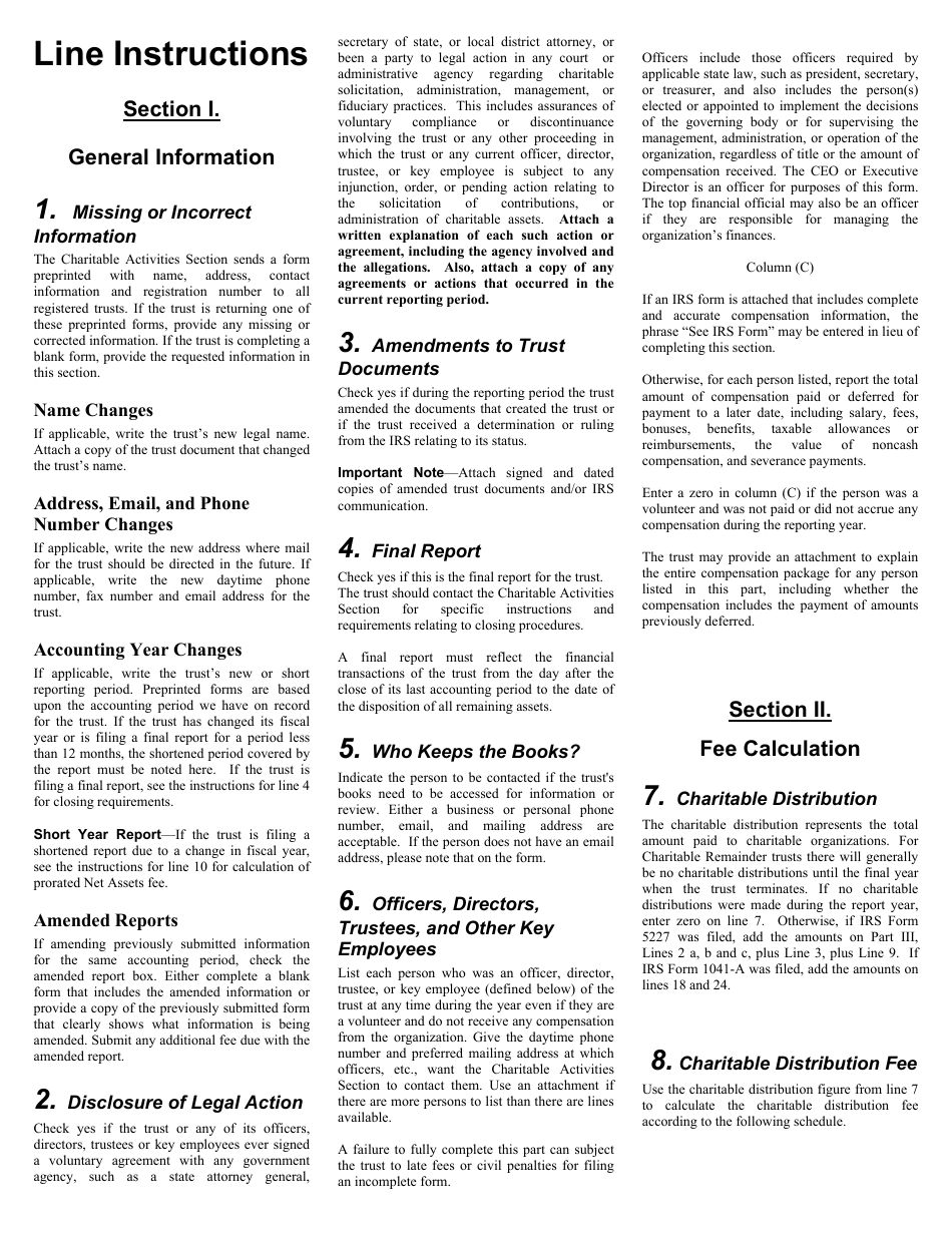 Form CT-12S Charitable Activities Form for Split-Interest Trusts - Oregon, Page 4