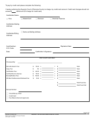 Request for Records Search and/or Copies - County of Sonoma, California, Page 2