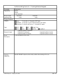 CAWG Form 21 Training Mission Request