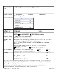 CAWG Form 21 Training Mission Request, Page 3