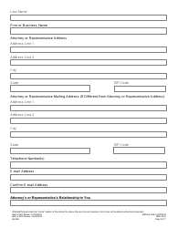 Form HS-3541 Consolidated Child Support and Non-family Assistance Appeal Request - Tennessee, Page 3