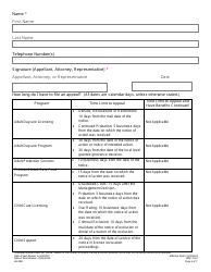 Form HS-3541 Consolidated Child Support and Non-family Assistance Appeal Request - Tennessee, Page 5
