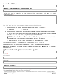 Form HS-3058 Consolidated Snap, Families First, and Child Care Assistance Appeal Request - Tennessee, Page 4