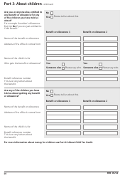 Form BB1 Bereavement Benefits Claim Form - United Kingdom, Page 10