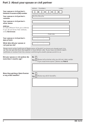 Form BB1 Bereavement Benefits Claim Form - United Kingdom, Page 4