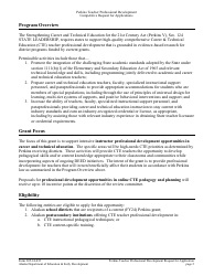 Form 05-24-032 Perkins V Professional Development Grant Request for Application - Alaska, Page 3