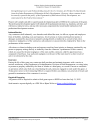 Form 05-24-032 Perkins V Professional Development Grant Request for Application - Alaska, Page 8