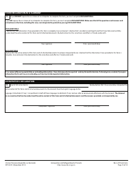 Form RPD.02.01 Basis of Claim Form - Canada, Page 10
