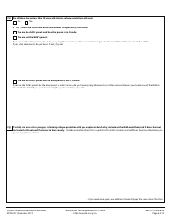 Form RPD.02.01 Basis of Claim Form - Canada, Page 6