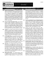 Instructions for Form IT-565 Partnership Return of Income - Louisiana, Page 20