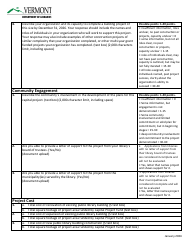 Worksheet &amp; Rubric - U.S. Treasury Capital Projects Fund for Libraries Application - Vermont, Page 7