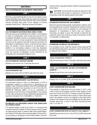 Instructions for Form REV-414 (F), PA-41 ES (F) - Pennsylvania, Page 3