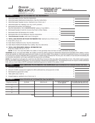 Document preview: Form REV-414 (F) Estates and Trusts Worksheet for Estimated Tax - Pennsylvania