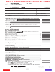 Document preview: Form PA-40 Schedule UE Allowable Employee Business Expenses - Pennsylvania, 2023