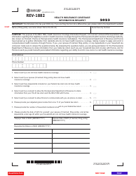 Document preview: Form REV-1882 Health Insurance Coverage Information Request - Pennsylvania, 2023