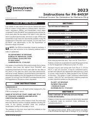Form PA-8453F Pennsylvania Fiduciary Income Tax Declaration for Electronic Filing - Pennsylvania, Page 2