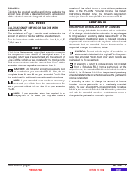 Form PA-40 Schedule PA-40 X Amended Pa Personal Income Tax Schedule - Pennsylvania, Page 5