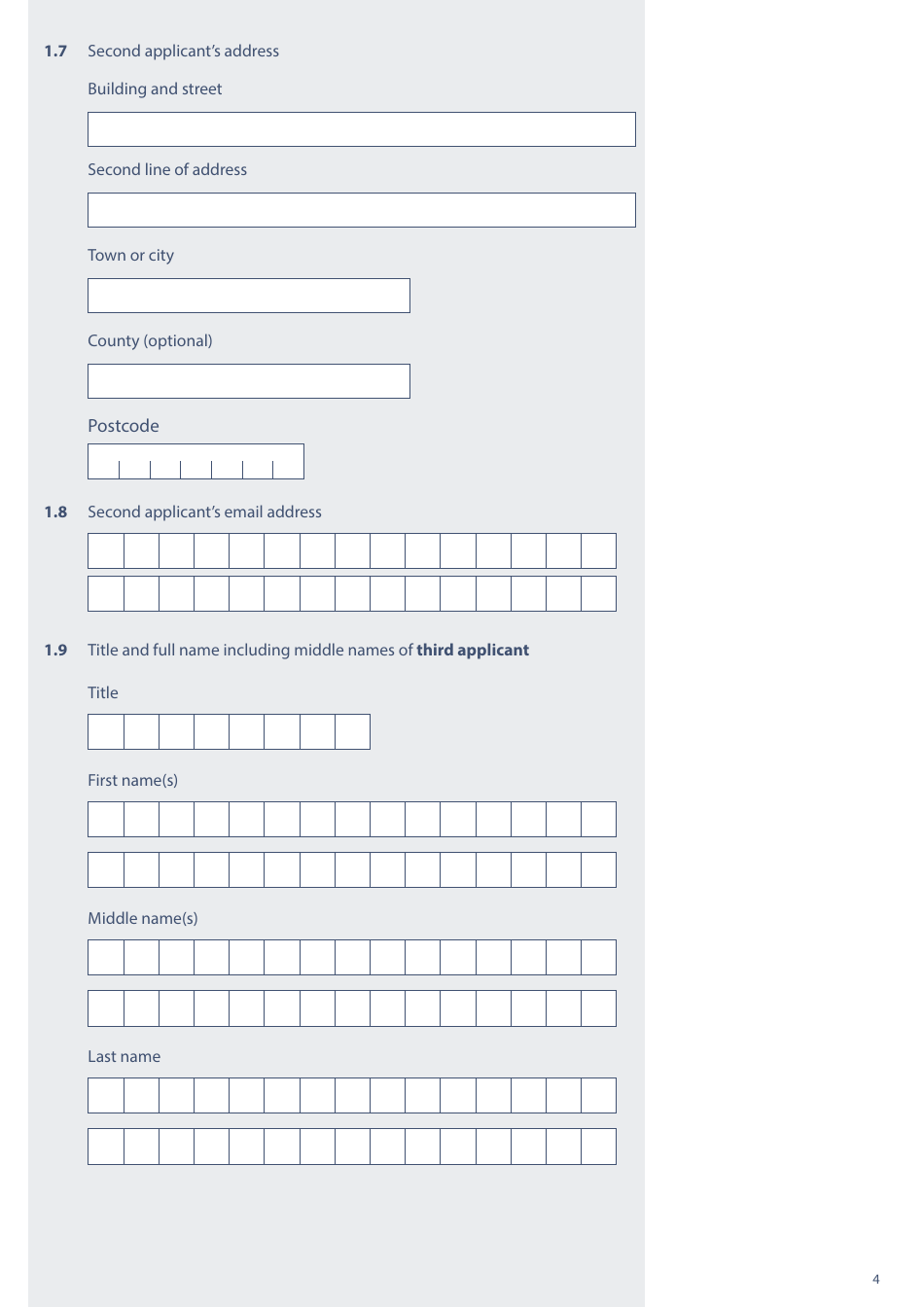 Form PA1A Probate Application - Without a Will - Probate Practitioners - United Kingdom, Page 4