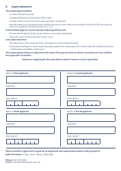 Form PA1A Probate Application - Without a Will - Citizen Applicants - United Kingdom, Page 19