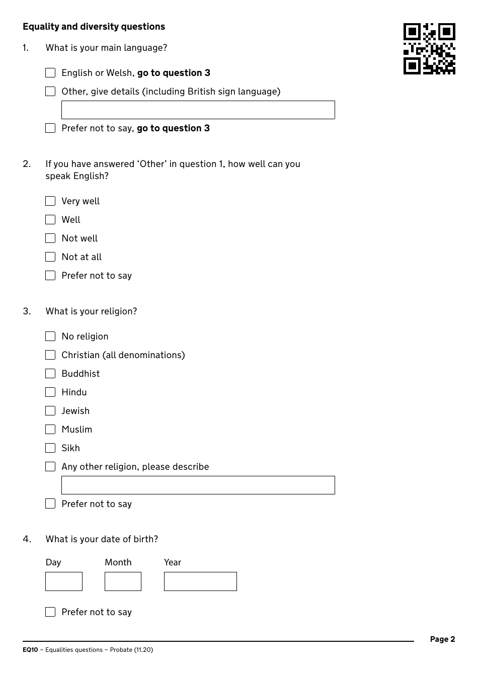 Form PA1A Probate Application - Without a Will - Citizen Applicants - United Kingdom, Page 22