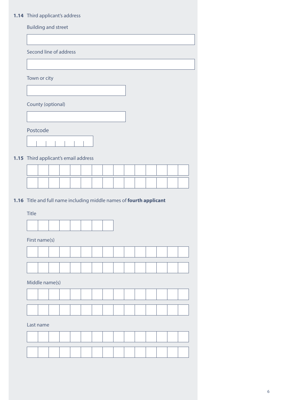 Form PA1P Probate Application - With a Will - Probate Practitioners Only - United Kingdom, Page 6