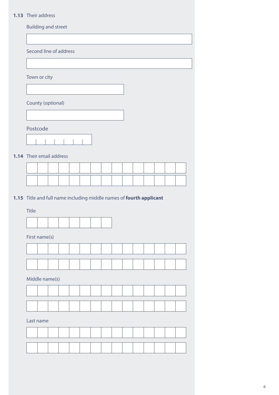 Form PA1P Probate Application - With a Will - Citizen Applicants Only - United Kingdom, Page 6