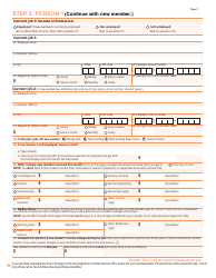 Form DSS-EA-301MA Children and Family Medical Assistance Supplemental Application - South Dakota, Page 3