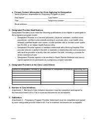 Form MS-134 South Dakota Pregnancy Program Application - South Dakota, Page 2