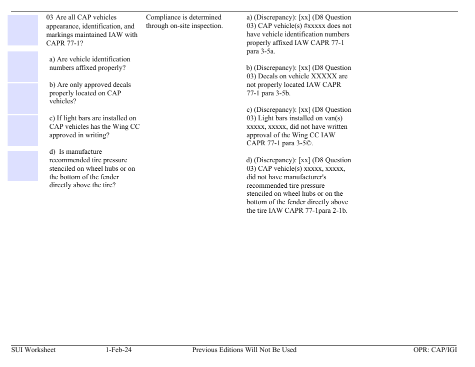 Form D-8 Sui Worksheet - Transportation, Page 3