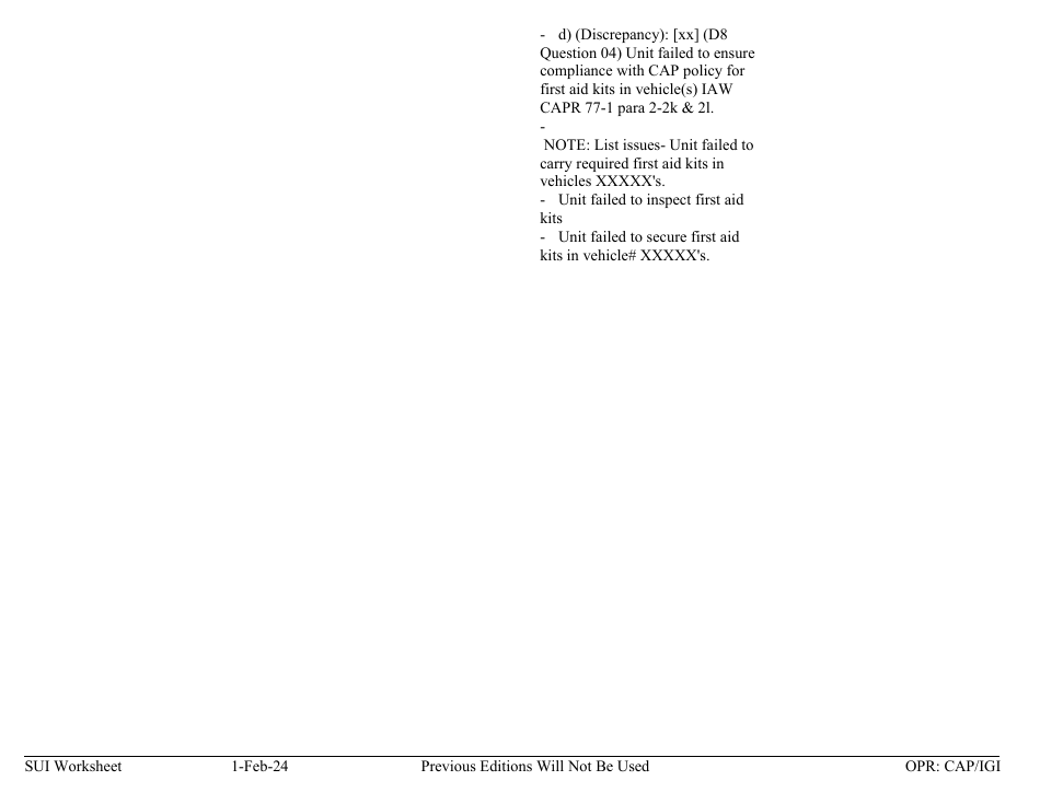 Form D-8 Sui Worksheet - Transportation, Page 5