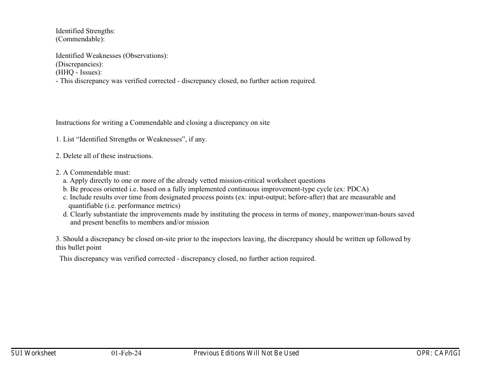 Form E-2 Sui Worksheet - Safety, Page 3