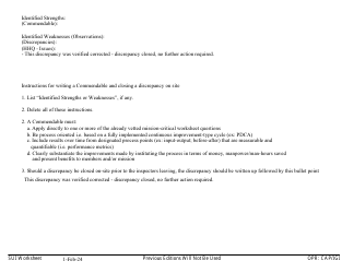 Form B-1 Sui Worksheet - Cadet Programs, Page 4