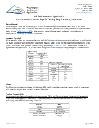 Form AGR-2300 Cannabis-Infused Edible Endorsement Application - Washington, Page 10