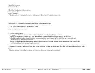 Form D-2 Sui Worksheet - Chaplain, Page 2