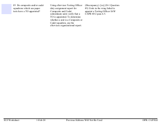 Form D-1 Sui Worksheet - Education and Training, Page 2