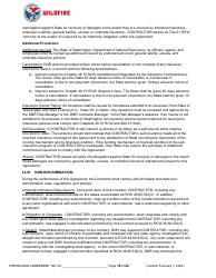 Pre-season Application and Agreement Operations - Washington, Page 18