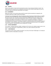 Pre-season Application and Agreement Operations - Washington, Page 22